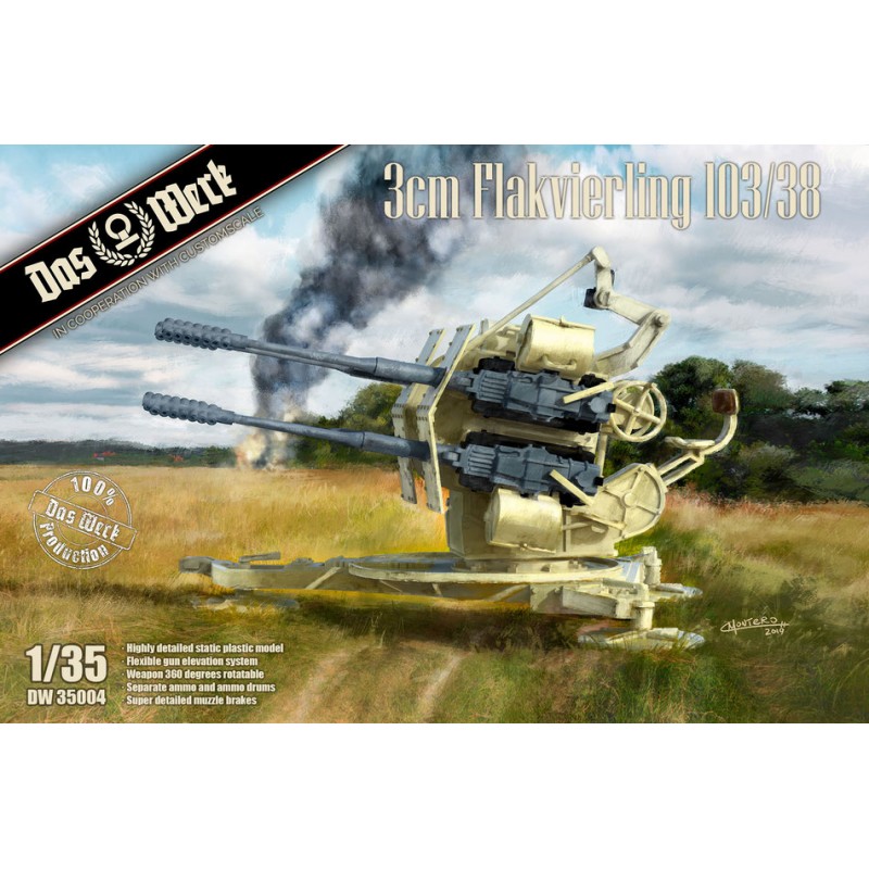 Flakvierling 3cm 103/38 - Das Werk 35004