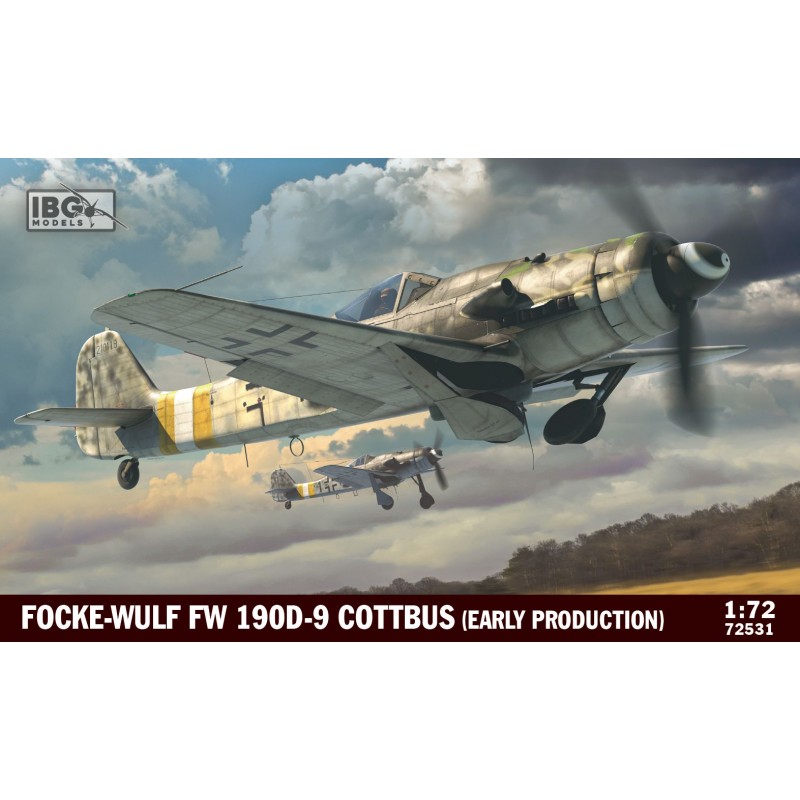 Model samolotu Focke Wulf 190D9 Cottbus - IBG 72531