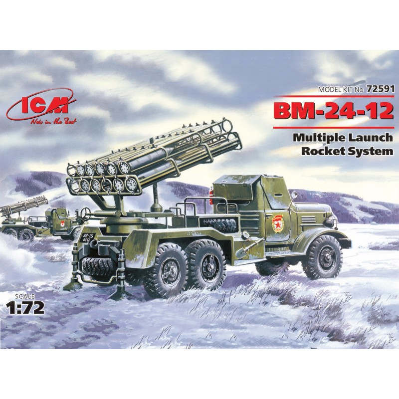 Launcher "Katyusha" BM24 1960 - ICM 72591