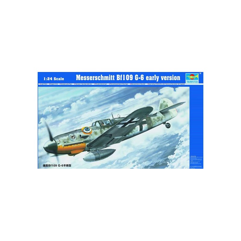Model samolotu Me Bf109  Trumpeter - 02407