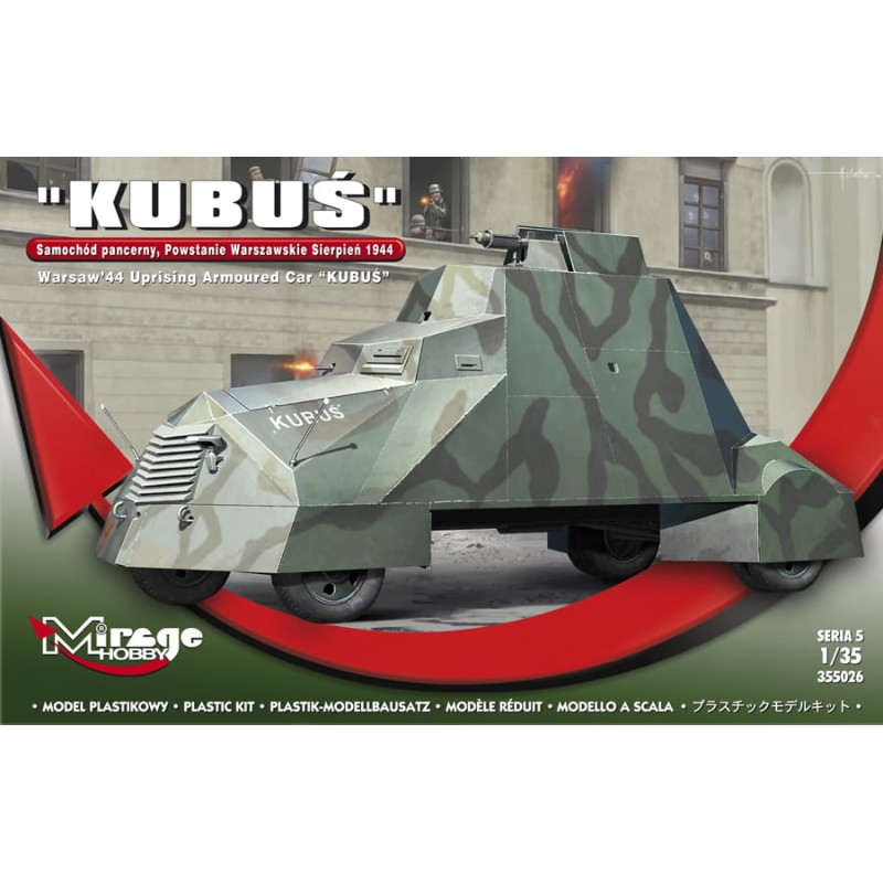 Uprising armored car Kubuś 1944 - Mirage Hobby 355026
