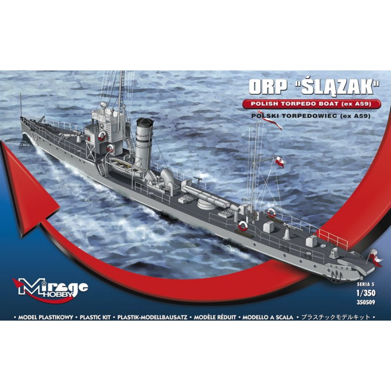 Polish warship ORP Slazak - Mirage Hobby 350509