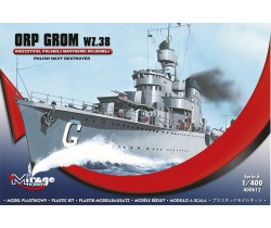 Model niszczyciela ORP Grom 1938 firmy Mirage Hobby 400612