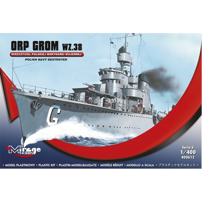 Destroyer ORP Grom 1938 - Mirage Hobby 400612