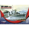 Model of polish destroyer ORP Grom made by Mirage Hobby 400612