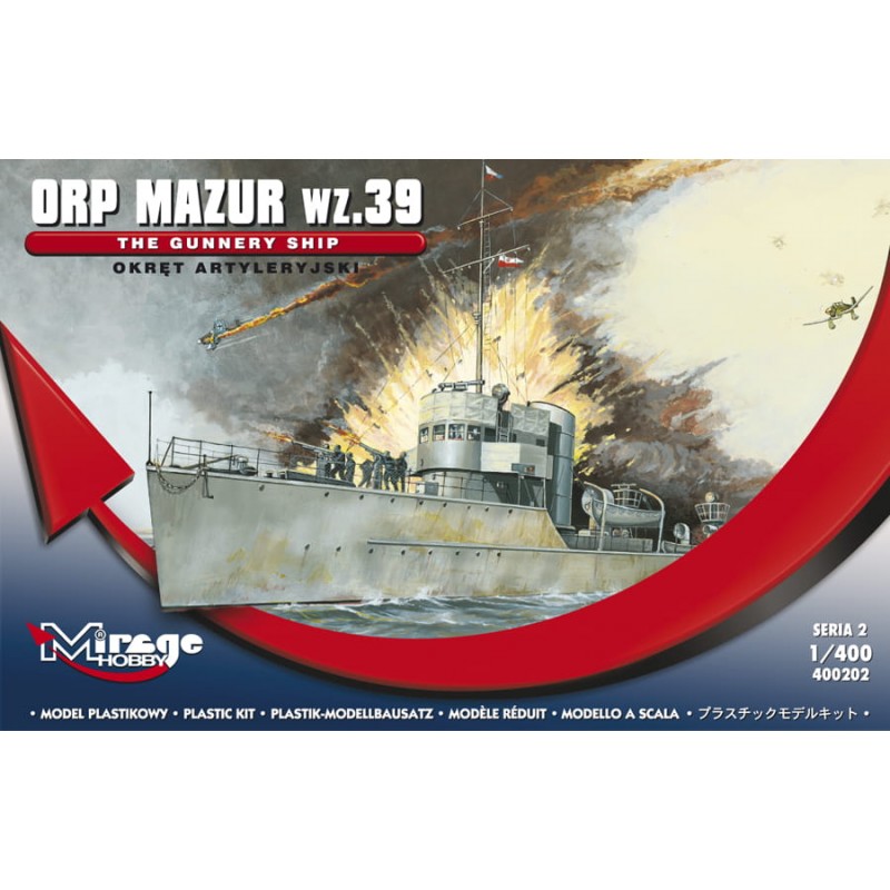 Torpedowiec ORP Mazur 1939 - Mirage Hobby 400202