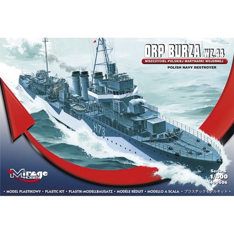 Niszczyciel Burza 1944 - Mirage Hobby 40066