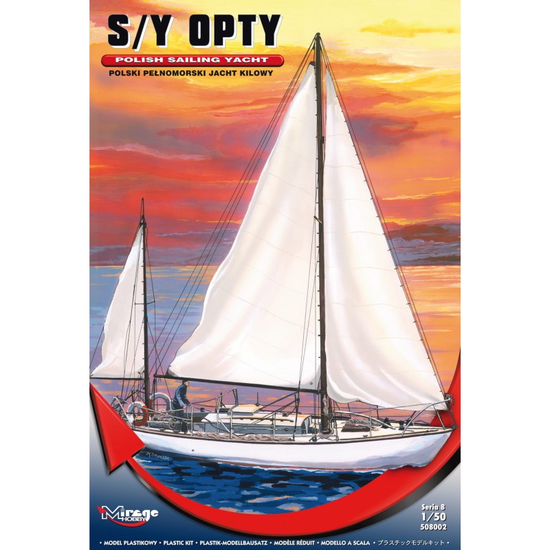 Model jachtu Opty firmy Mirage Hobby 508002