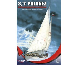 Model of polish sailing yacht olonez made by Mirage Hobby 508001
