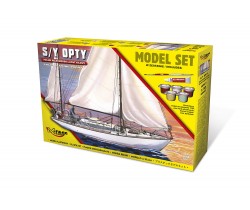 Model of yacht Opty with paints made by Mirage Hobby 850093
