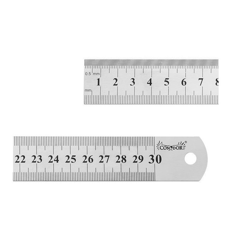 Metal ruler 20 cm