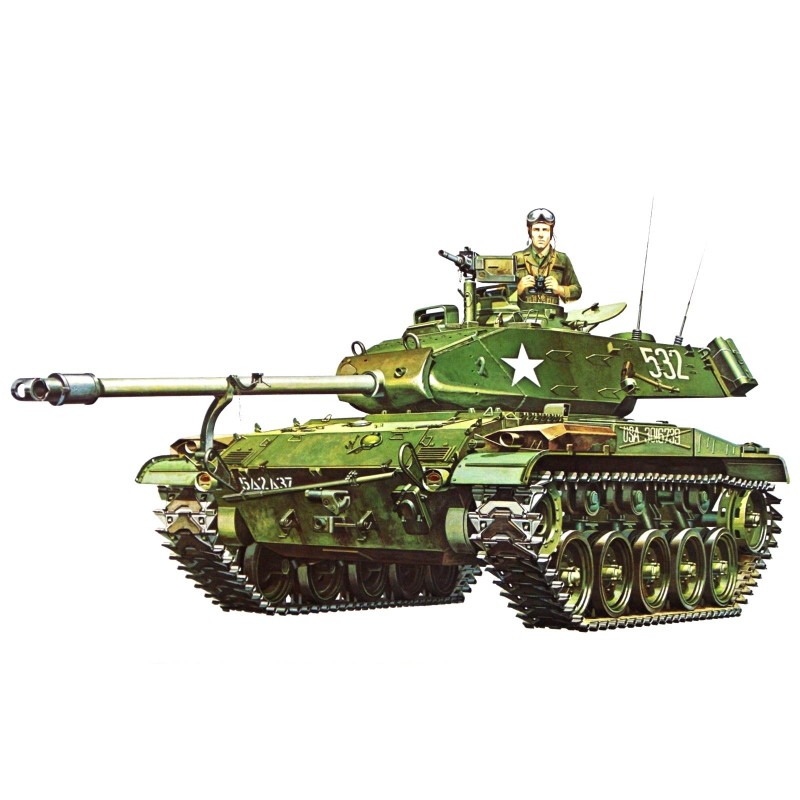 Model czołgu M41 Walker Bulldog - Tamiya 35055