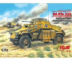 Model samochodu opancerzonego Sd.Kfz. 222 firmy ICM 72411