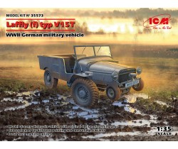 Model ciągnika do sklejania Laffy typ V15T firmy ICM 35573