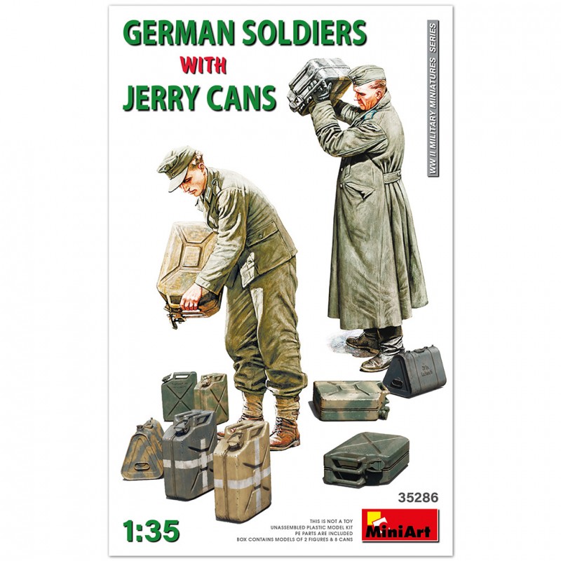 Niemieccy żołnierze z kanistrami - MiniArt 35286