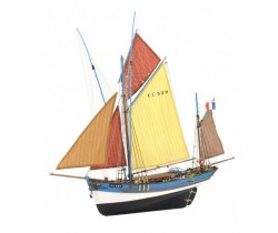 Drewniany model łodzi Marie Jeanne firmy Artesania Latina 22175