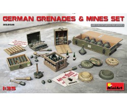 German Grenades & Mine Set - MiniArt 35258