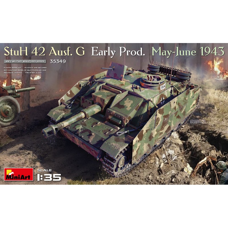 StuH 42 Ausf.G (wszesny) 1943 - MiniArt 35349