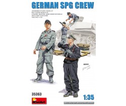 Załoga niemieckiego działa samobieżnego firmy MiniArt 35363