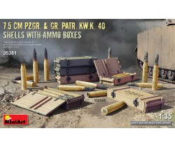 Ammo 7,5cm KwK 40 - MiniArt 35381