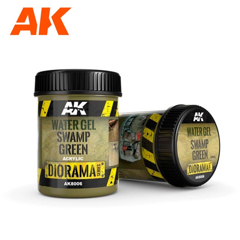 Water Gel Swamp Green Effects - 250ml (Acrylic) - AK Interactive AK8006