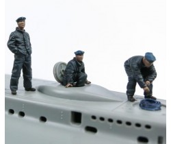 Figurki marynarzy pokładowych do U-Boot SM U-9 firmy Das Werk DWF012