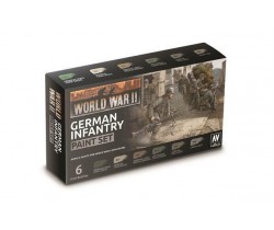 Farby do malowania niemieckiej piechoty firmy Vallejo 70206 - sklep