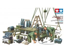 Niemiecki warsztat polowy firmy Tamiya 37023 - sklep modelarski