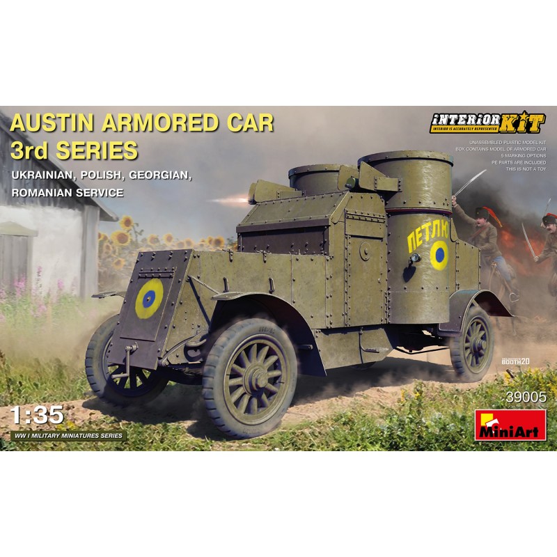 Samochód opancerzony Austin - MiniArt 39005