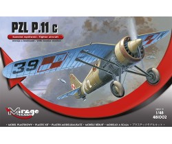 Model samolotu PZL P.11C firmy Mirage Hobby 481002 - sklep modelarski