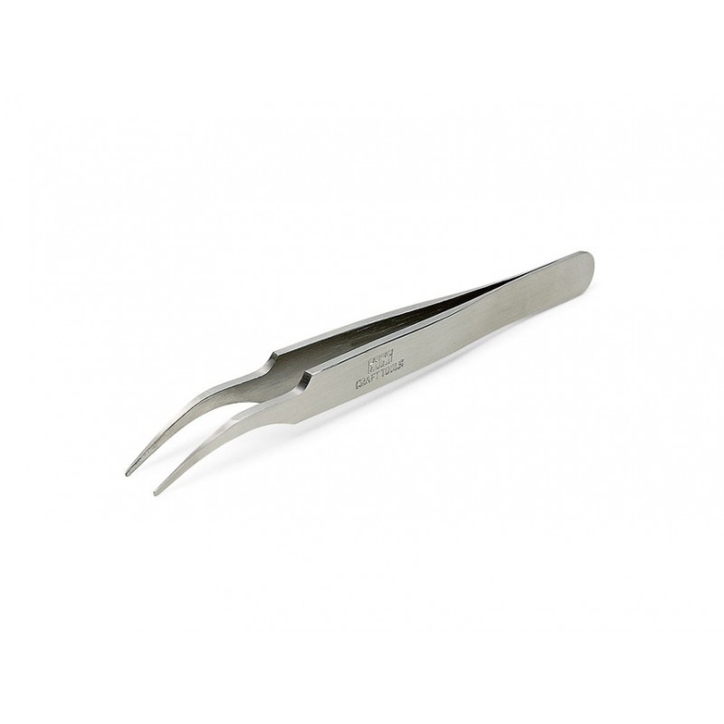 Angled tweezers - Tamiya 74108