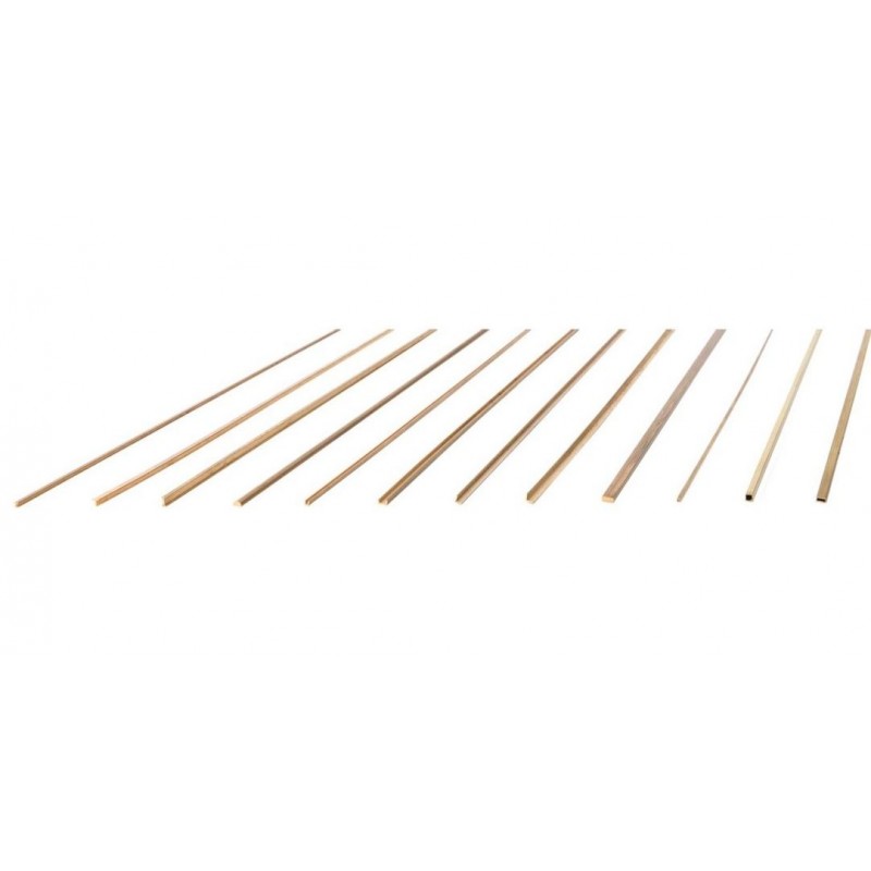 Brass C-beam 2x1x500mm - Amati 2776/21