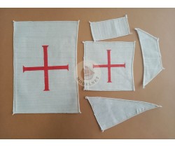 Sails set for model of Santa Maria - Dusek D008