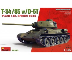 T-34/85 w/D-5T PLANT 112. SPRING 1944 - MiniArt 35293