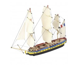 Model statku Hermione La Fayette z farbami firmy Artesania Latina 17000