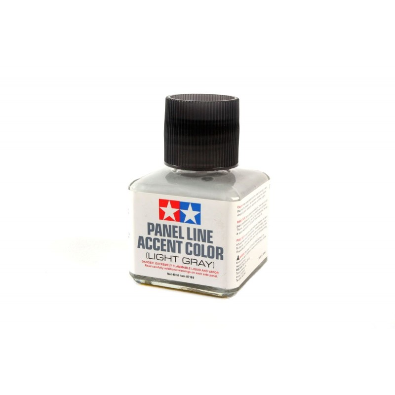 Panel Line Accent Color Light Gray 40ml - Tamiya 87189