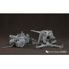 German 88mm Gun Flak 36 w/ 6 Crew Members - Border Model BT013