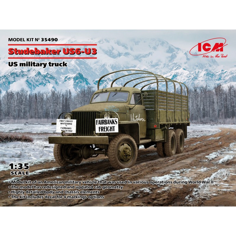 Ciężarówka Studebaker US6-U3 - ICM 35490