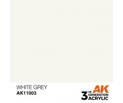 Farba akrylowa White Grey firmy AK Interactive 11003 - sklep modelarski