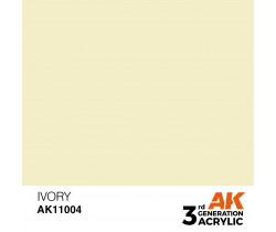 Farba akrylowa Ivory firmy AK Interactive 11004 - sklep modelarski