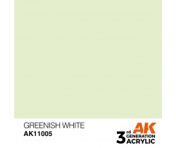 Farba akrylowa Greenish White firmy AK Interactive 11005