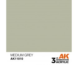 Farba akrylowa Medium Grey firmy AK Interactive 11010