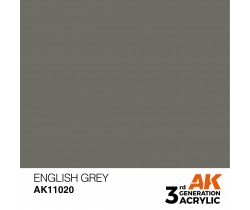 Farba akrylowa English Grey firmy AK Interactive 11020