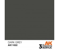 Farba akrylowa Dark Grey firmy AK Interactive 11022