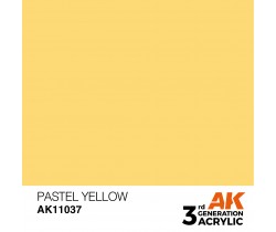 Farba akrylowa Pastel Yellow firmy AK Interactive 11037