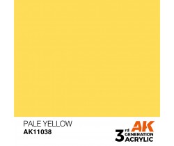 Farba akrylowa Pale Yellow firmy AK Interactive 11038