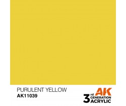 Farba akrylowa Purulent Yellow firmy AK Interactive 11039