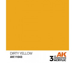 Farba akrylowa Dirty Yellow firmy AK Interactive 11043