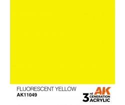 Farba akrylowa Fluorescent Yellow firmy AK Interactive 11049