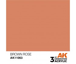 Farba akrylowa Brown Rose firmy AK Interactive 11063